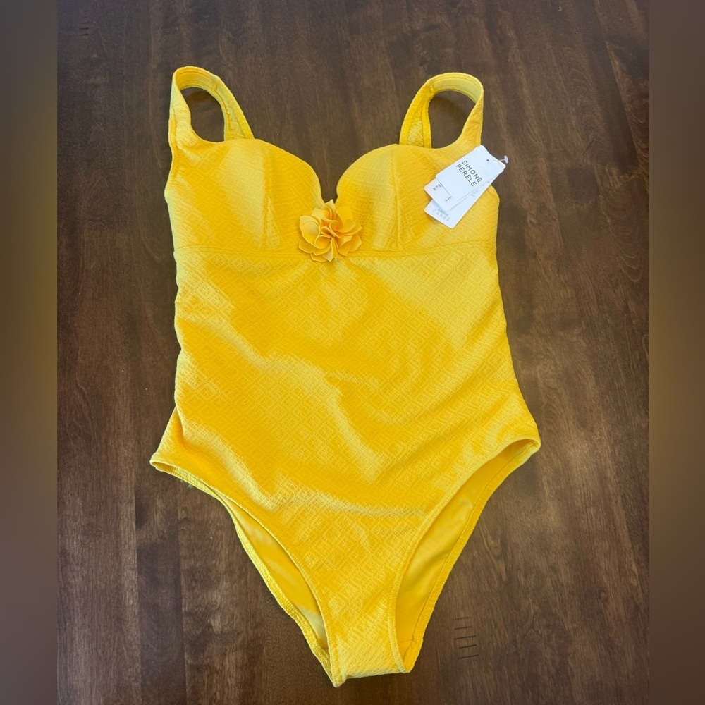 NWT! Simone Perele DUNE Wireless One-Piece, sz 10 - Picture 5 of 8